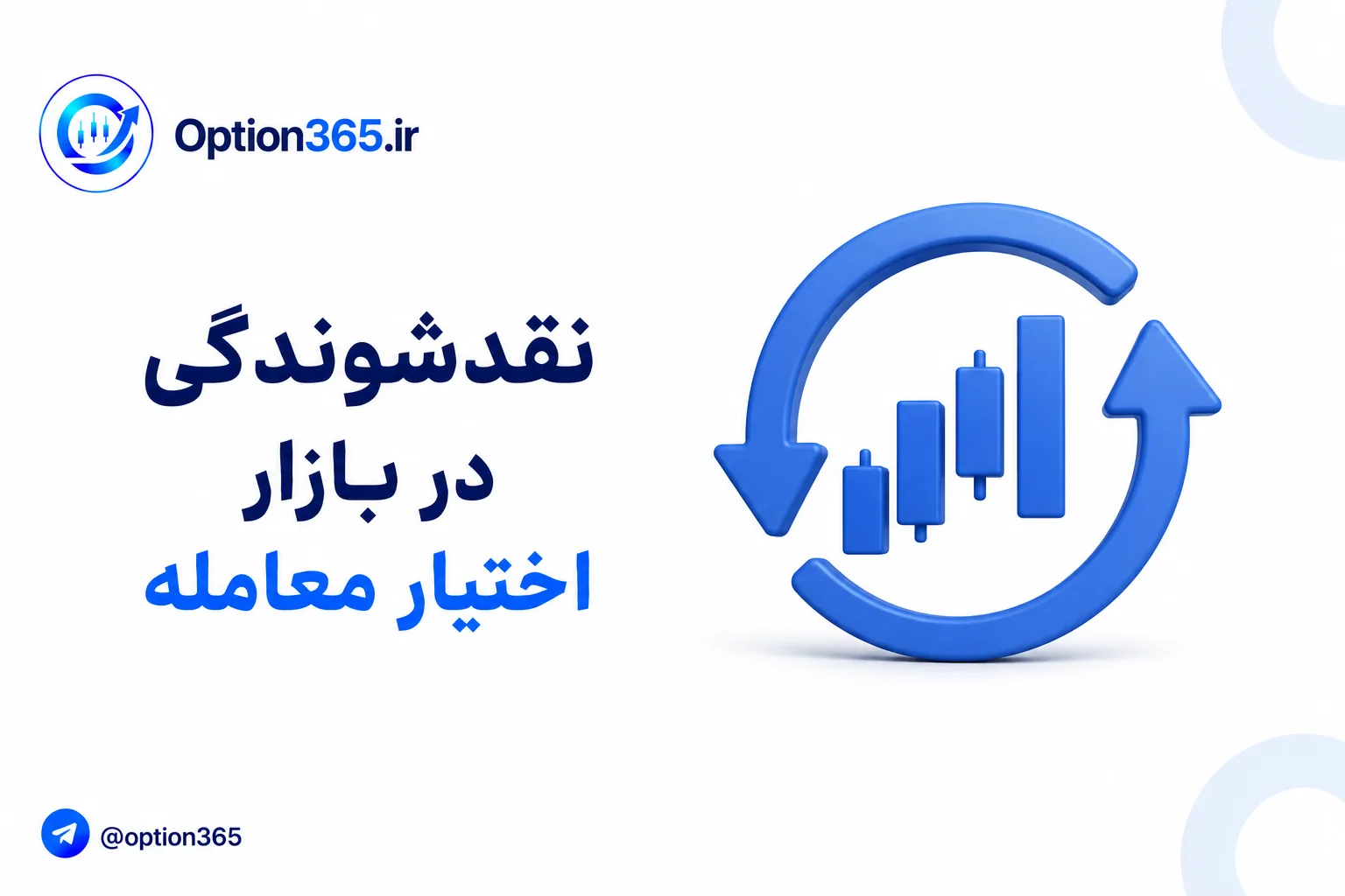 کاور آموزش نقدشوندگی در بازار اختیار معامله